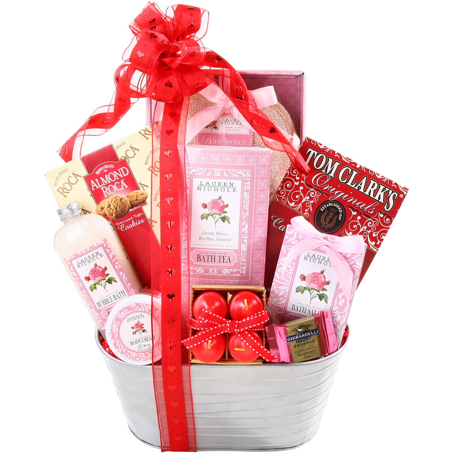 Desert Rose Valentine Gift Basket in Saint Simons Island, GA - A