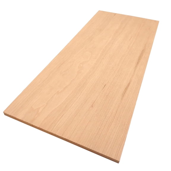 Alder Hardwood Planks - 4-Pack Alder Wood for Unfinished Wood Crafts - 1/8 (3mm) 100% Pure Hardwood - Laser Engraving Blanks - Alder Craft Wood for Crafts and Gifts