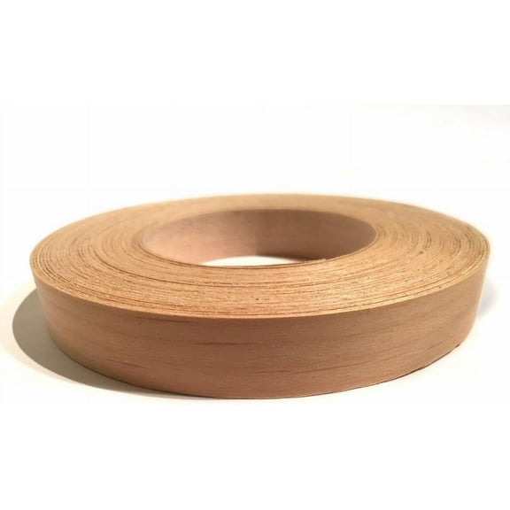 Alder Wood Veneer Edgebanding Preglued 7/8" X 50' Roll - Made in USA