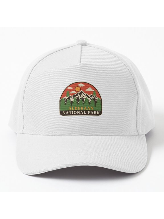 Alderaan National Park Vintage Baseball Cap, Science Fiction Travel Theme Design Hat