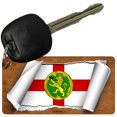 thumbnail image 1 of Alderney Flag Scroll Novelty Aluminum Key Chain KC-9117 3" x 1.5" Key Chain (KC), 1 of 1