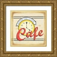 thumbnail image 1 of Alderson, Lisa 12x12 Gold Ornate Wood Framed with Double Matting Museum Art Print Titled - Round the Clock, 1 of 4