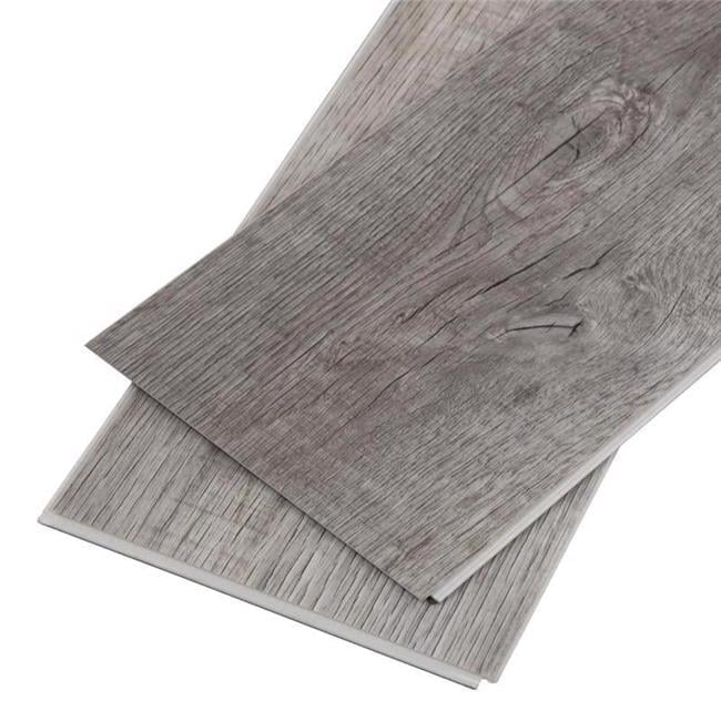 Alderwood Vinyl Plank Flooring - 7.12 x 48 in. - 23.77 Sq ft. - Waterproof