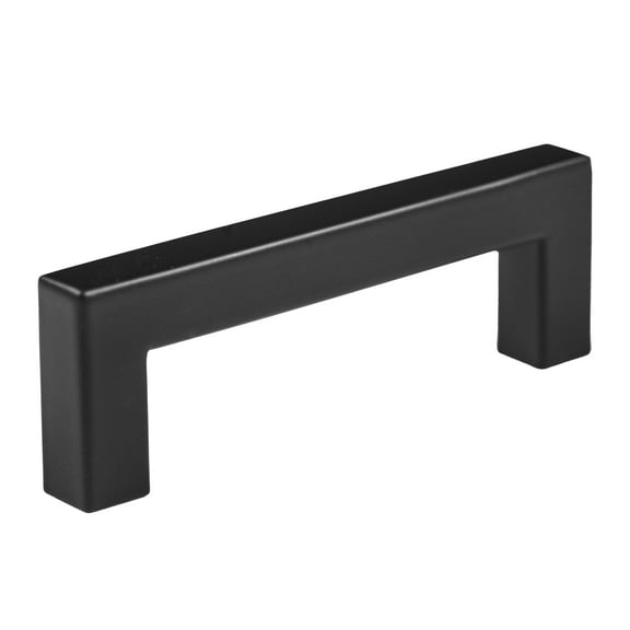 Aldhurst 30 Pack 3 inch Square Cabinet Pull Matte Black Stainless Steel 3 inch Hole Center