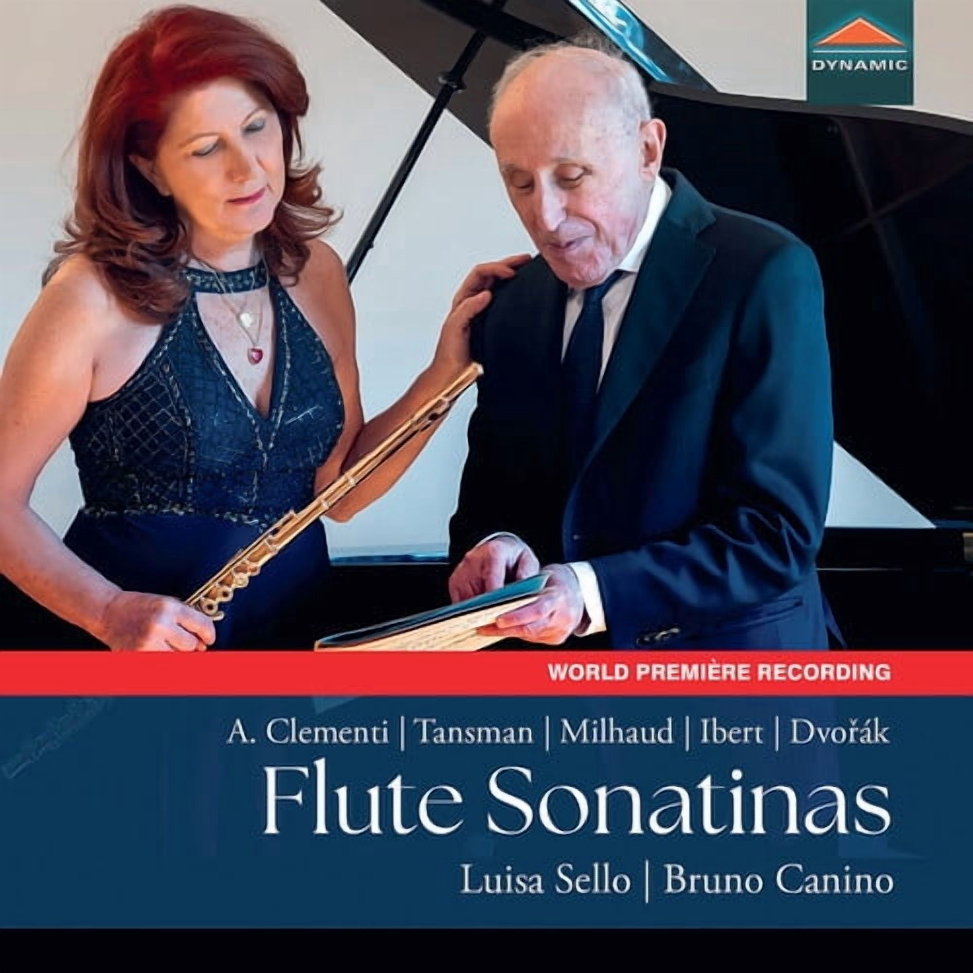 Luisa Sello - A. Clementi, Tansman, Milhaud, Ibert & Dvorak: Flute Sonatinas - Music & Performance - CD