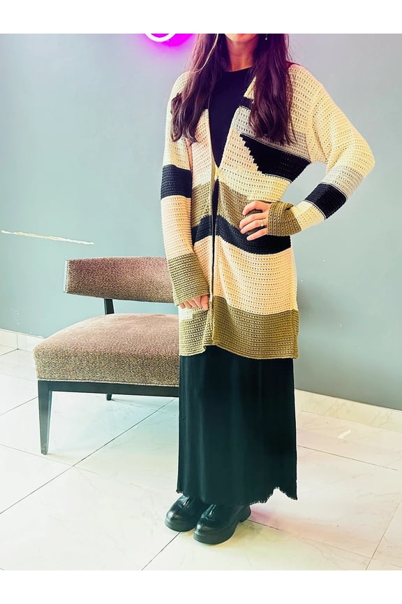 Aldo Martins Patterned Crochet Cardigan