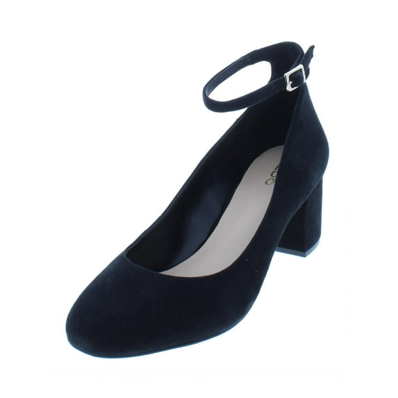 Aldo Womens Clarisse Suede Padded Insole Block Heels
