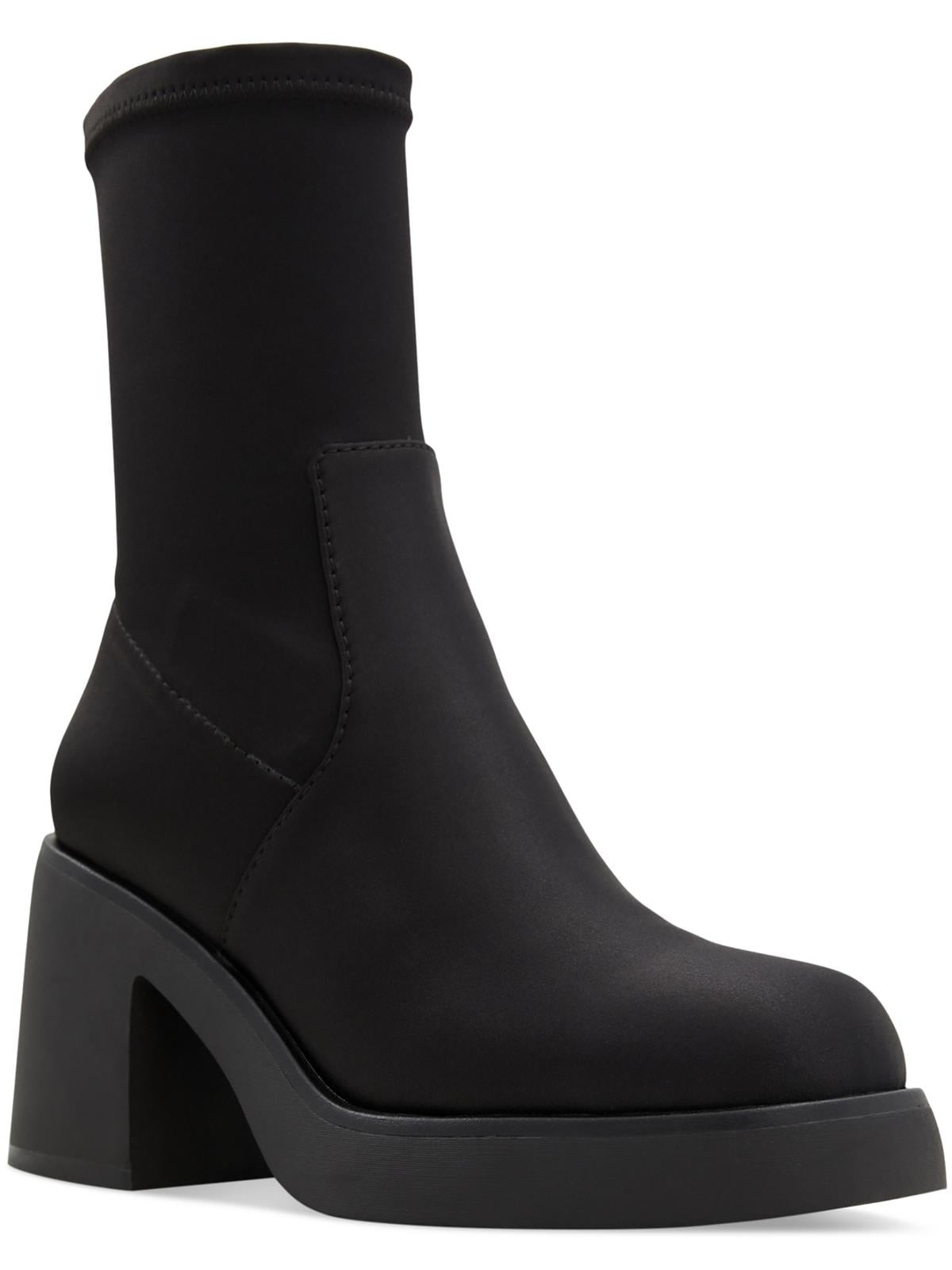 Aldo Womens Persona Faux Leather Zipper Ankle Boots Walmart