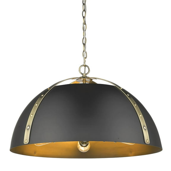 Golden Lighting Aldrich 5-light Chandelier in Aged Brass