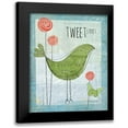 thumbnail image 1 of Aldrich, Belinda 12x14 Black Modern Framed Museum Art Print Titled - Tweet Street, 1 of 5