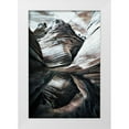thumbnail image 1 of Aldridge, Ashley 11x14 White Modern Wood Framed Museum Art Print Titled - Layered Rock Reflected, 1 of 4