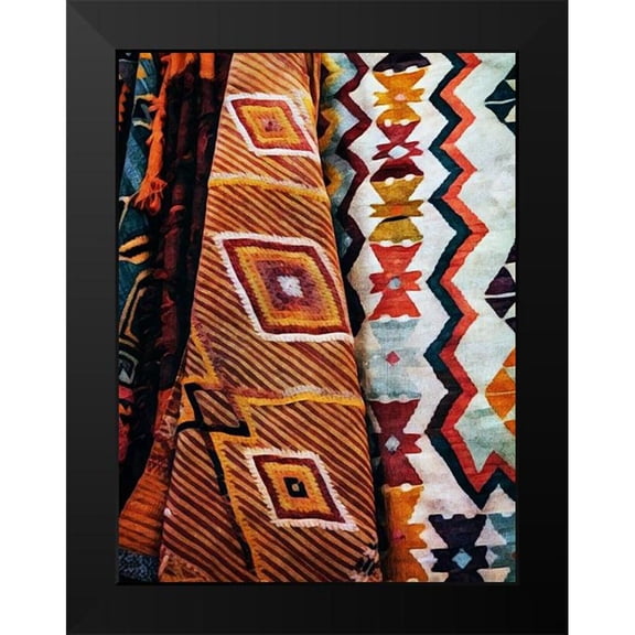 Aldridge, Ashley 12x14 Black Modern Framed Museum Art Print Titled - Multi-Patterned Mayhem