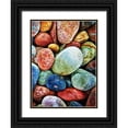 thumbnail image 1 of Aldridge, Ashley 12x14 Black Ornate Wood Framed with Double Matting Museum Art Print Titled - Particoloured Pebbles II, 1 of 4