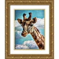 thumbnail image 1 of Aldridge, Ashley 25x32 Gold Ornate Wood Framed with Double Matting Museum Art Print Titled - Giraffe in the Clouds, 1 of 4