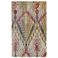 thumbnail image 1 of Aldridge Distressed Ikat Tufted Area Rug, Goldenrod/Red/Gray, 5ft x 8ft, 1 of 3
