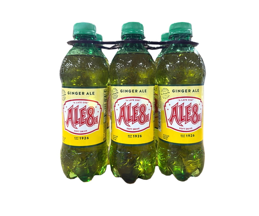 Ale-8-One Ginger Ale The Original Soda Pop, 16.9 fl oz, 6 Pack Bottles