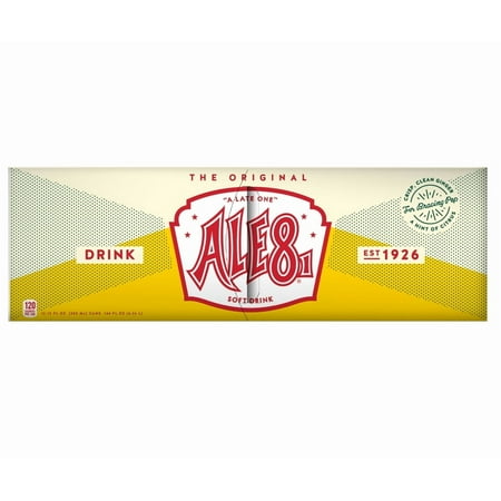 Ale-8-One Original Ginger Ale Soda Pop, 12 Fl Oz, 12 Pack Cans