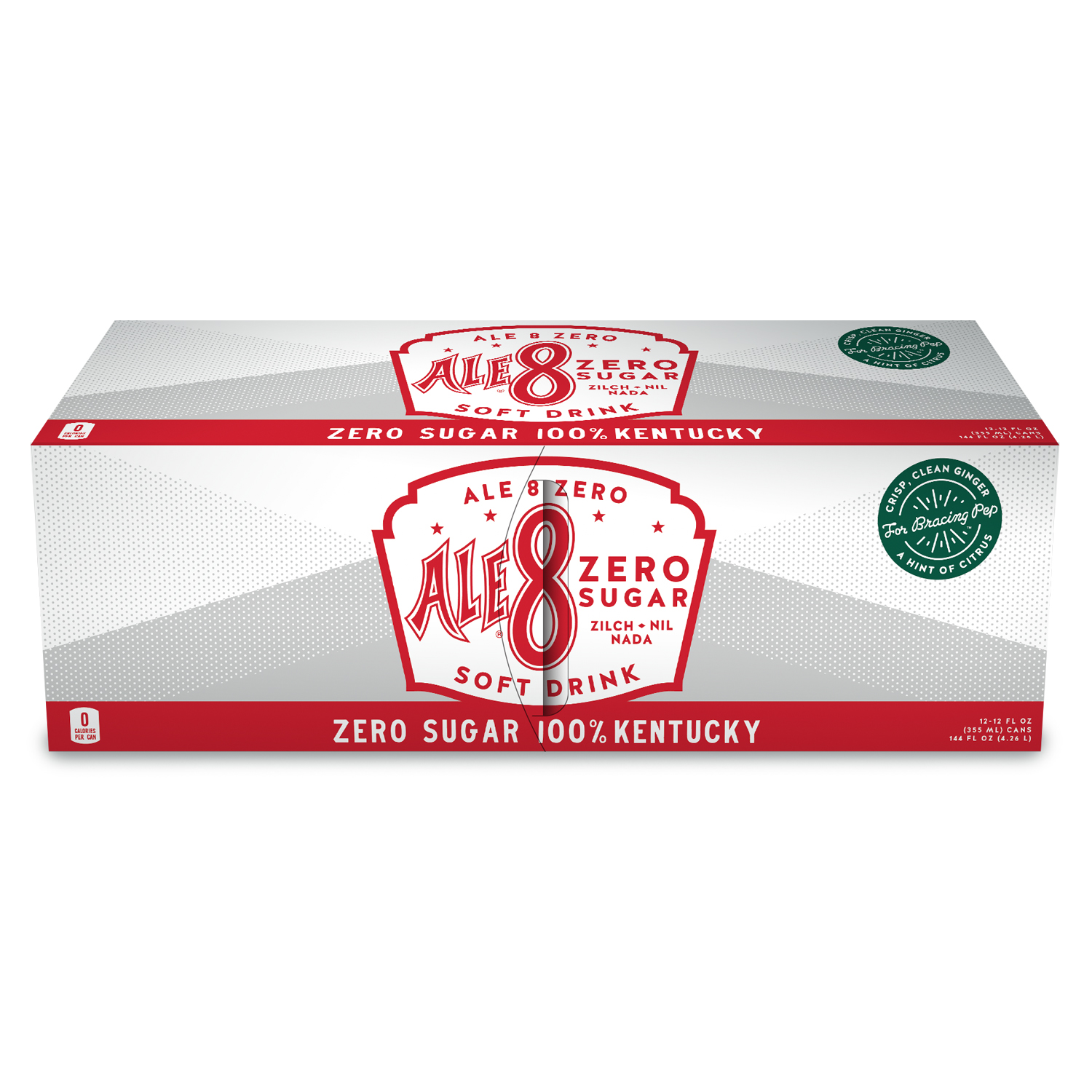 Ale-8-One Zero Ginger Ale Soda Pop, 12 Fl Oz, 12 Pack Cans - image 1 of 2