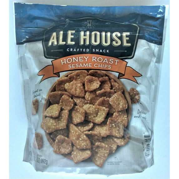 Ale House Crafted Snack Honey Roast Sesame Chips 35 Oz (2 lbs 3 oz)