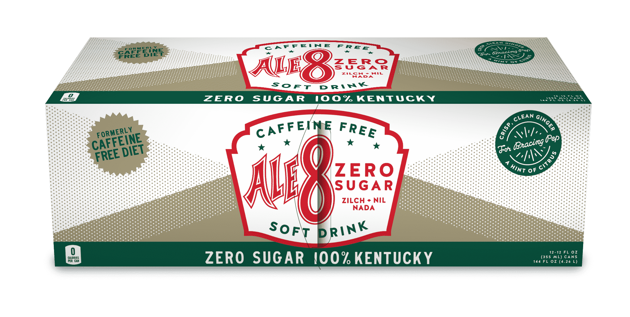 Ale81 Caffeine Free Zero Soft Drink, 12 Fl Oz, 12 Count