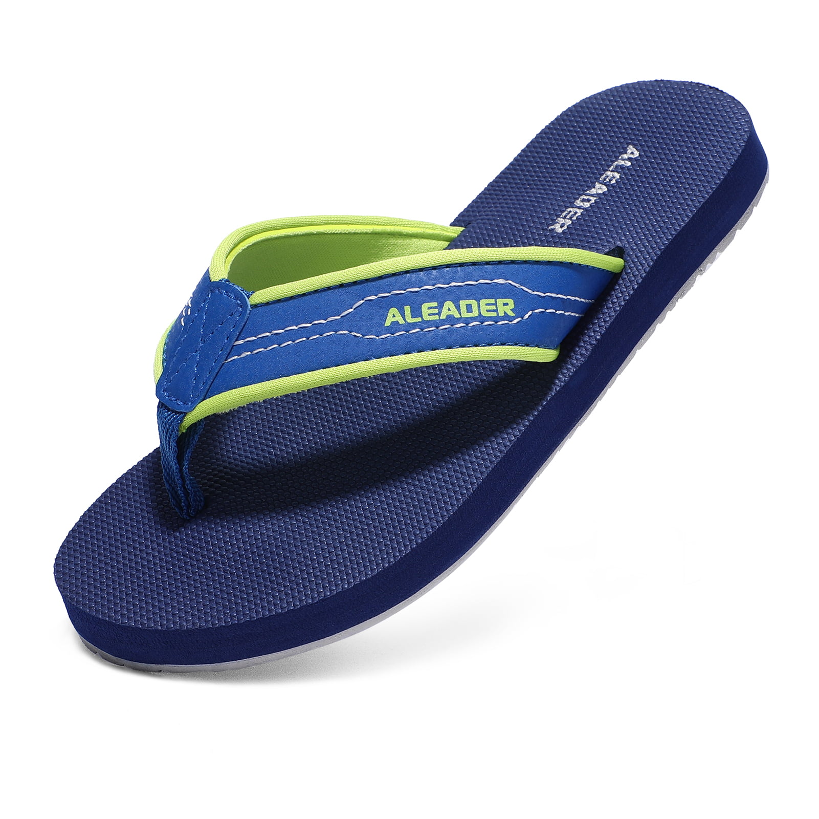 Aleader Boys Sandals Summer Swim Pool Kids Flip Flops Youth Slides ...