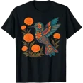 thumbnail image 1 of Alebrije Hummingbird Flower Mexican Folk Art Bird Nature T-Shirt, F688 Sweatshirt All Size S-5XL, 1 of 5