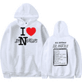 thumbnail image 1 of Alec Benjamin Merch 12 Notes Hoodie Men's Hip Hop Printing Pullover Hooded Sweatshirts, 1 of 2