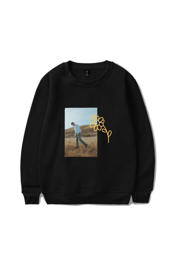 Alec Benjamin Merch Flower Crewneck Sweatshirt Merch Casual Sweatshirt Unisex Clothing