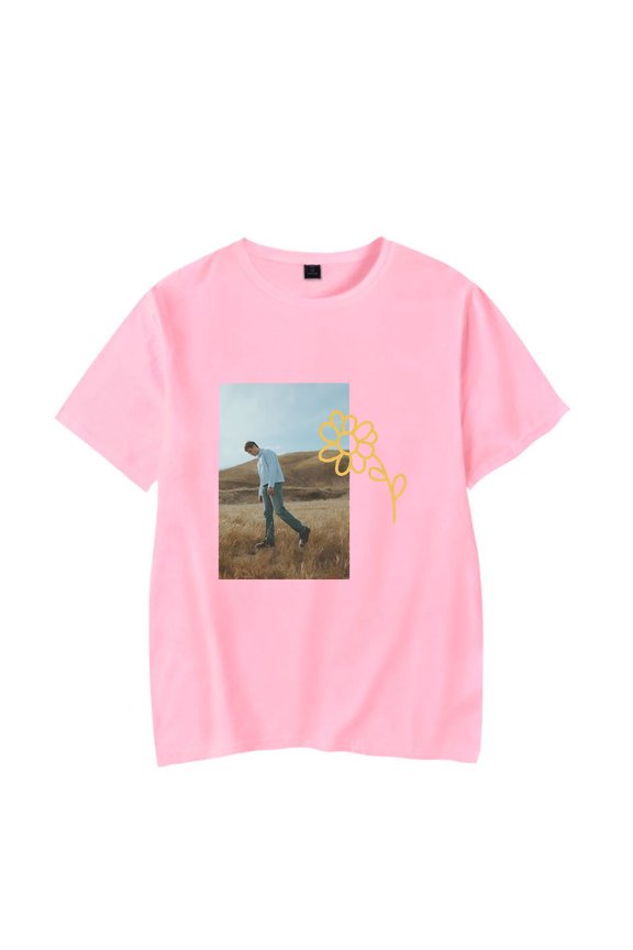 Alec Benjamin Merch Flower T-Shirt Men/Women Streetwear T-Shirt Shirt Short Sleeve