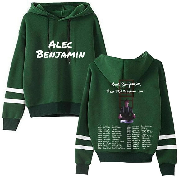 Alec Benjamin Pocket free unisex retro casual long sleeved hooded sweatshirt