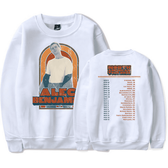 Alec Benjamin Tour Crewneck Sweatshirt Merch Casual Sweatshirt Unisex Clothing
