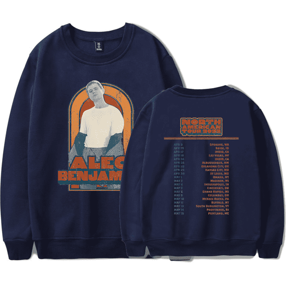 Alec Benjamin Tour Crewneck Sweatshirt Merch Casual Sweatshirt Unisex Clothing
