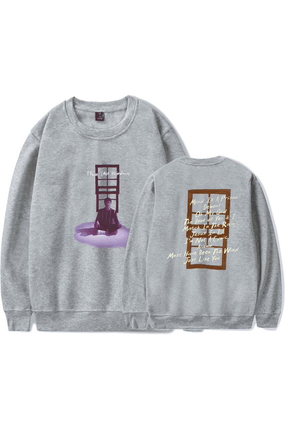 Alec Benjamin Windows Crewneck Sweatshirt Merch Casual Sweatshirt Unisex Clothing