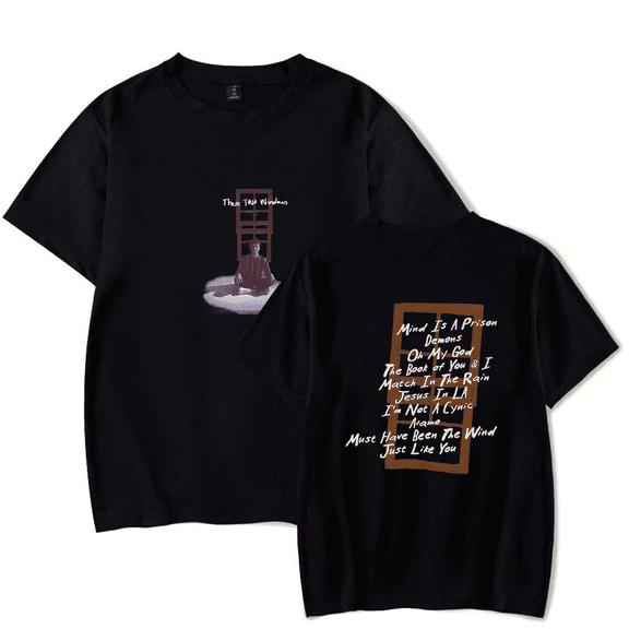 Alec Benjamin Windows T-Shirt Men/Women Streetwear T-Shirt Shirt Short Sleeve