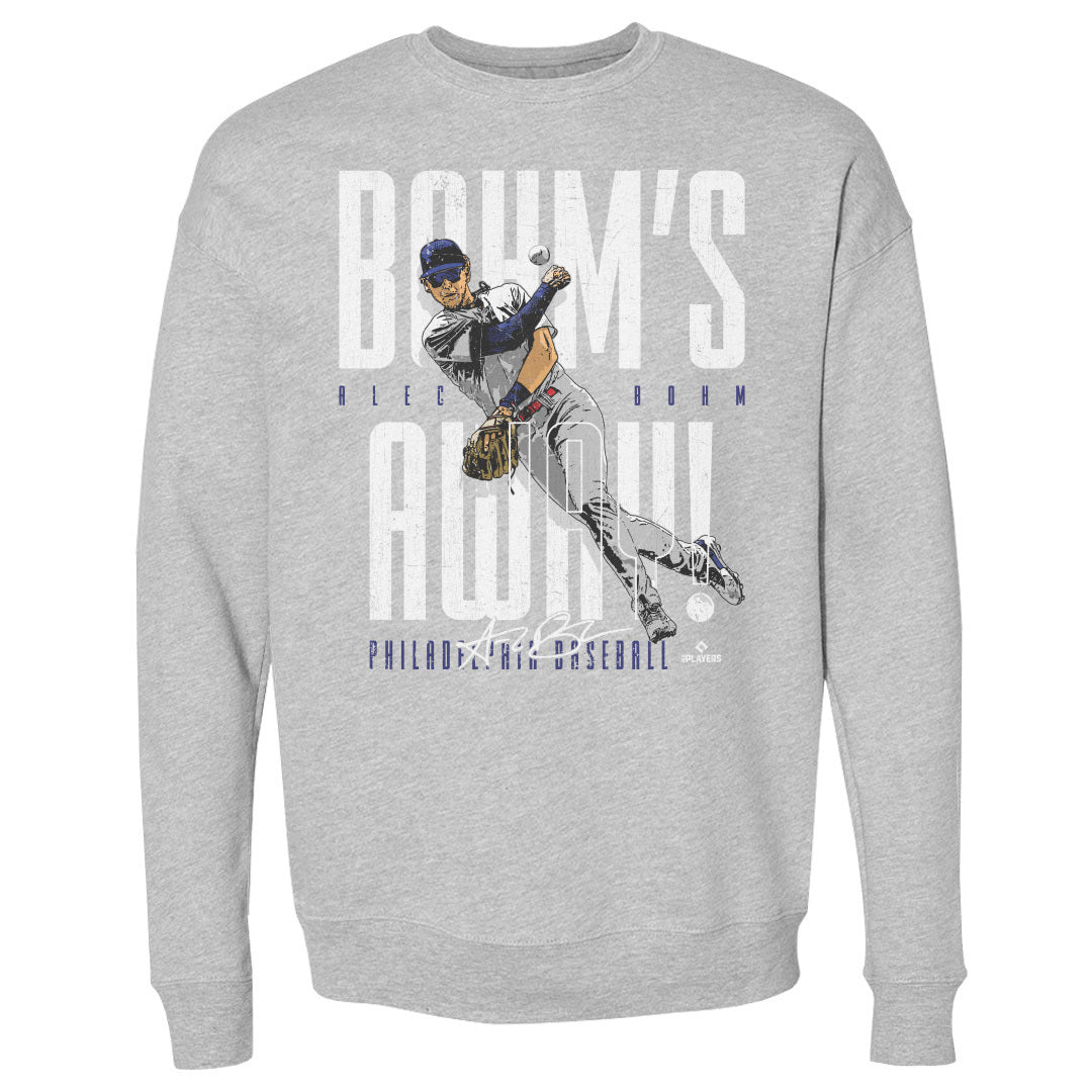 Alec Bohm Philadelphia Bohm's Away Throw Sweatshirt