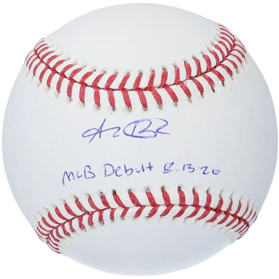 Alec Bohm Philadelphia Phillies Autographed Baseball with "MLB Debut 8/13/20" Inscription - Fanatics Authentic Certified