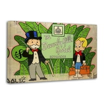 Alec-Monopolys Beverly Hills Hotel Canvas Wall Art Poster Decorative Bedroom Modern Home Print Picture Artworks Posters 16x24inch(40x60cm)