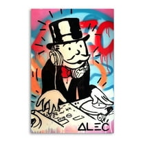 Alec-Monopolys Music DJ Picture Print Canvas Poster Wall Paint Art Posters Decor Modern Home Artworks Gift 12x18inch(30x45cm)