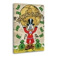 thumbnail image 1 of Alec-Monopolys Scrooge McDuck The World Is Yours Picture Print Canvas Poster Wall Paint Art Posters Decor Modern Home Artworks Gift 12x18inch(30x45cm), 1 of 6