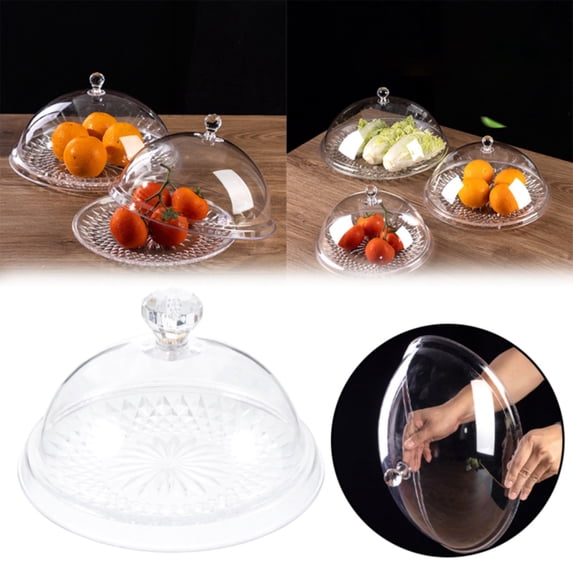 Alec Plate With Lid Clearance Sale Your With Our Elegant Cake Tray With Lid Featuring A Cake Stand And Dome Lid This Versatile Snack Serving Tray Is Perfect For Weddings Parties,1PC