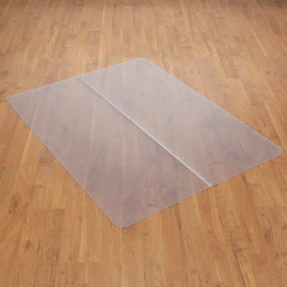 Chair Mat for Hard Floor, 46"W x 60"L, Straight Edge