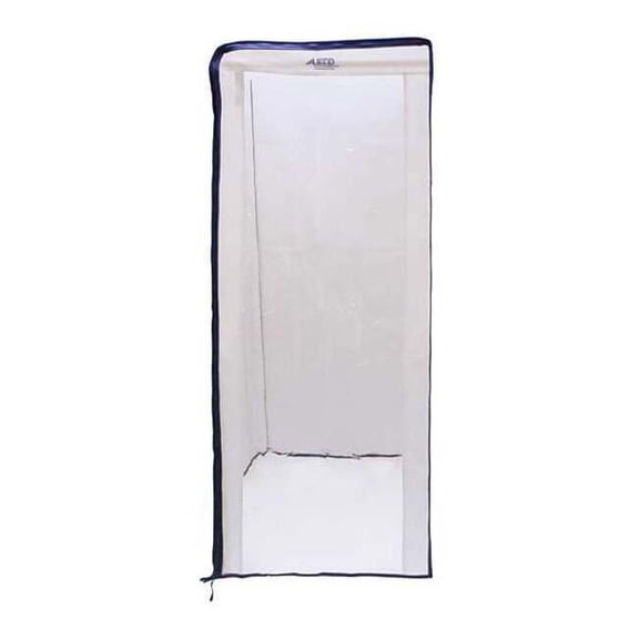 Aleco Pan Rack Cover,23 x 28 x 64 in,Off White 477434