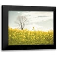 thumbnail image 1 of Aledanda 14x12 Black Modern Framed Museum Art Print Titled - Yellow Meadow, 1 of 5