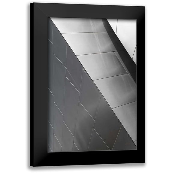 Aledanda 17x24 Black Modern Framed Museum Art Print Titled - Skyscraper VI