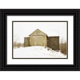 thumbnail image 1 of Aledanda 32x23 Black Ornate Wood Framed with Double Matting Museum Art Print Titled - Majestic in the Snow, 1 of 4