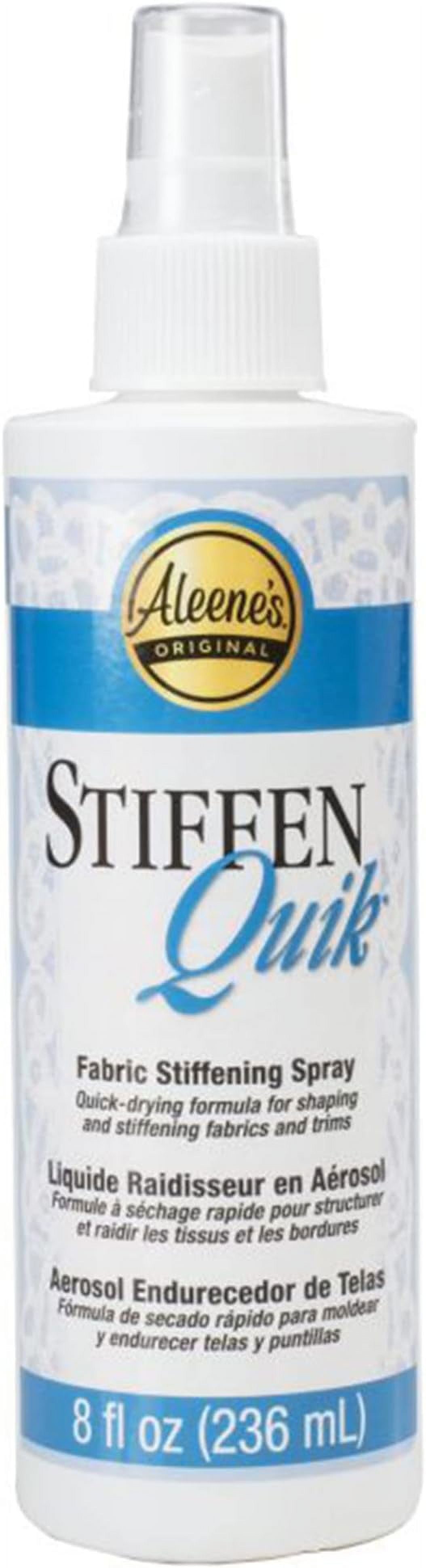 Aleene's 15581 StiffenQuick Fabric Stiffening Spray 8oz,Original
