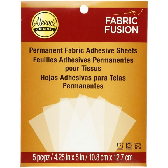 Aleene's 4.25" x 5" Fabric Fusion Sheets, 5 Count