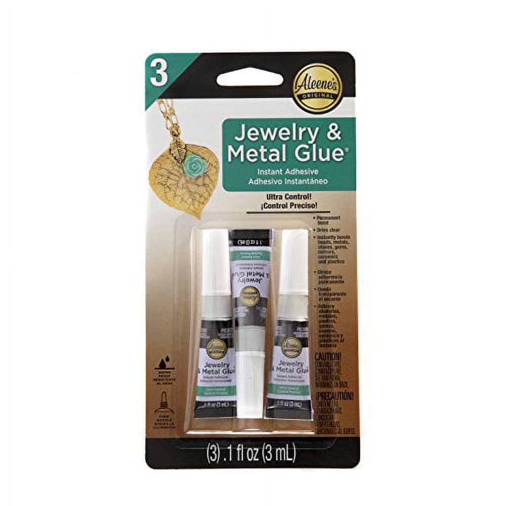 Aleene s 94830 Jewelry Metal Glue 3 Pkg.1oz Walmart
