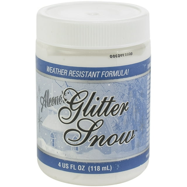 Aleene's Adhesives Bulk Buy Duncan Crafts Snow Glitter Paint 4 Ounces SP408 3-Pack