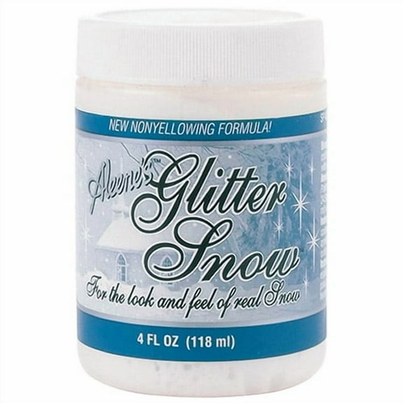 Aleene's Adhesives Bulk Buy Duncan Crafts Snow Glitter Paint 4 Ounces SP408 3-Pack